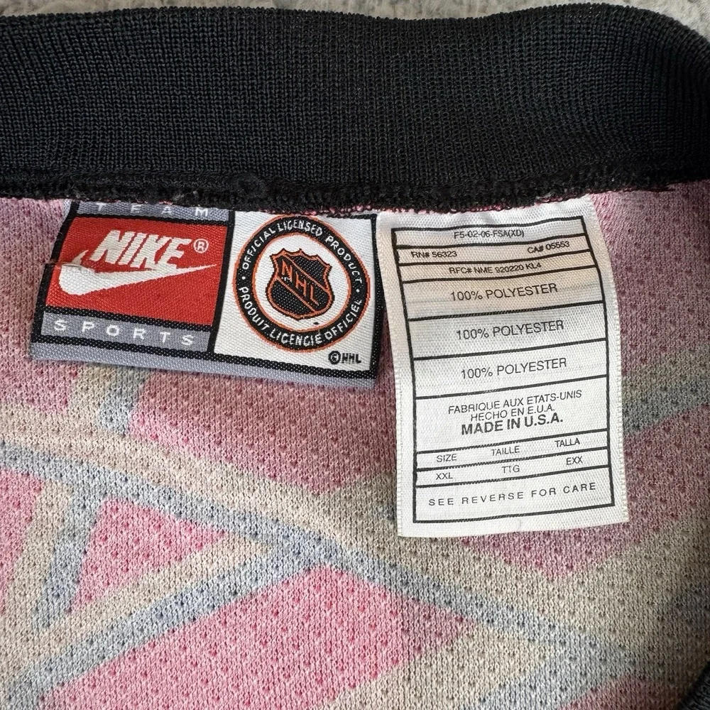 Vintage Nike Detroit Red Wings NHL Street Hockey Jersey Mens Xxl‎ Red 90s VTG